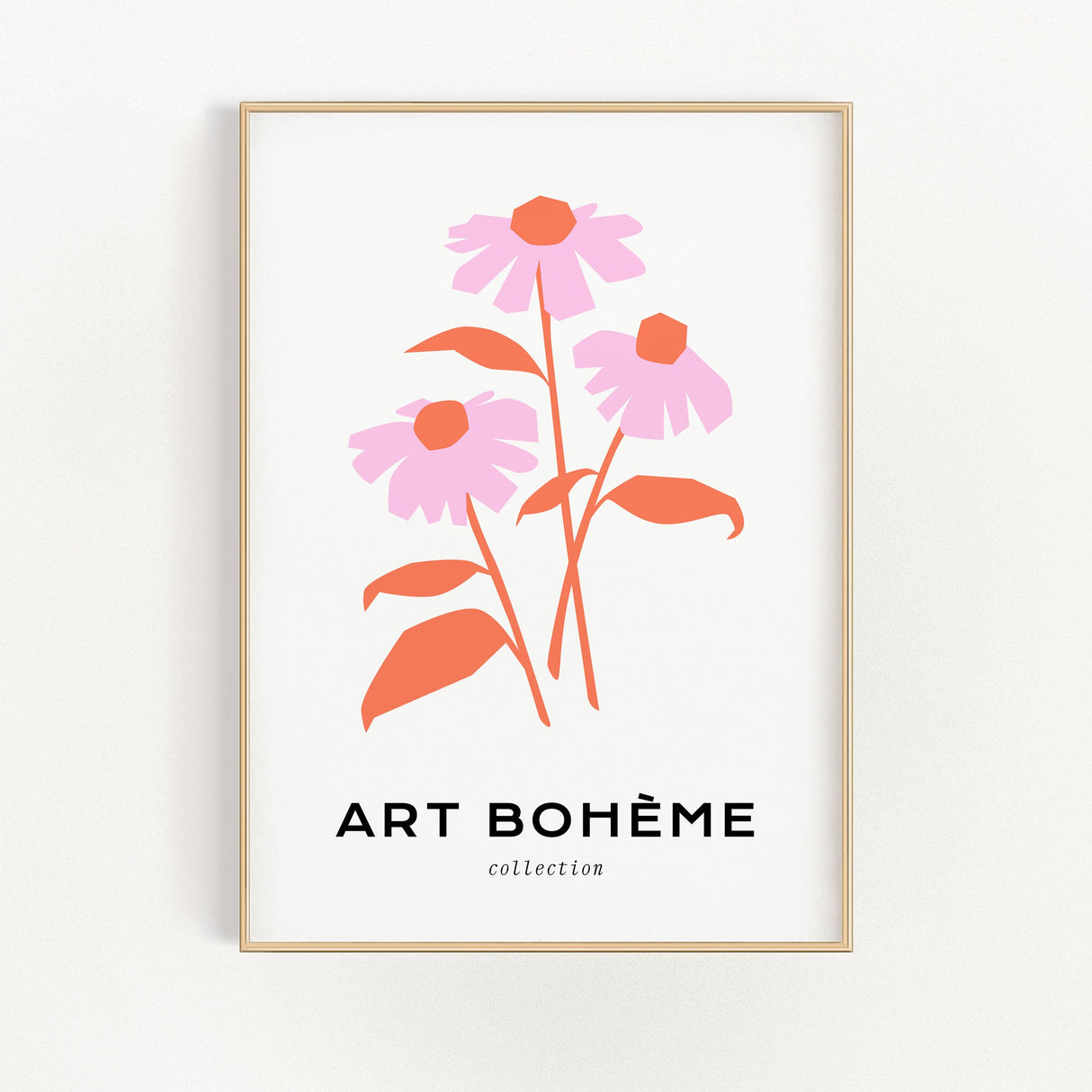 Art Boheme - A Bunch of pink flowers