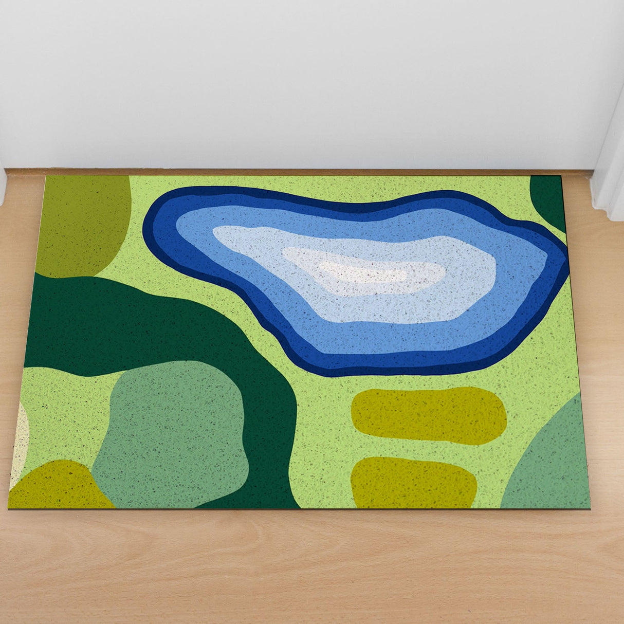 Feblilac Moss and Lake PVC Coil Door Mat