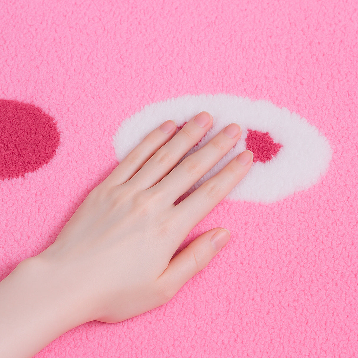 Feblilac Pig Bath Mat, Cute Animal Bathroom Rug, Soft Flush Non-Slip Water Absorbent Mat