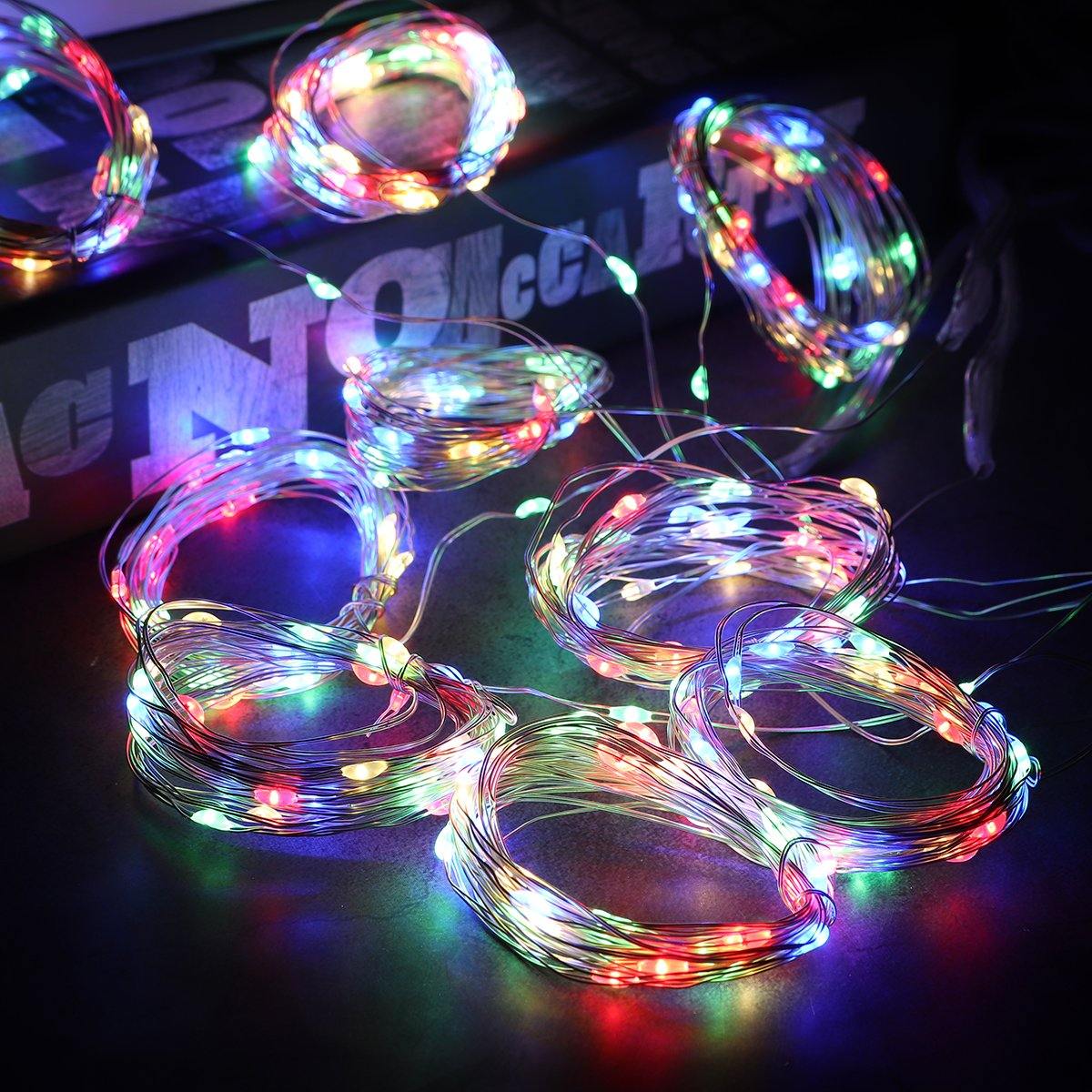 Waterproof 300 LED Curtain Lights String Fairy Light Birthday Wedding Home Decor