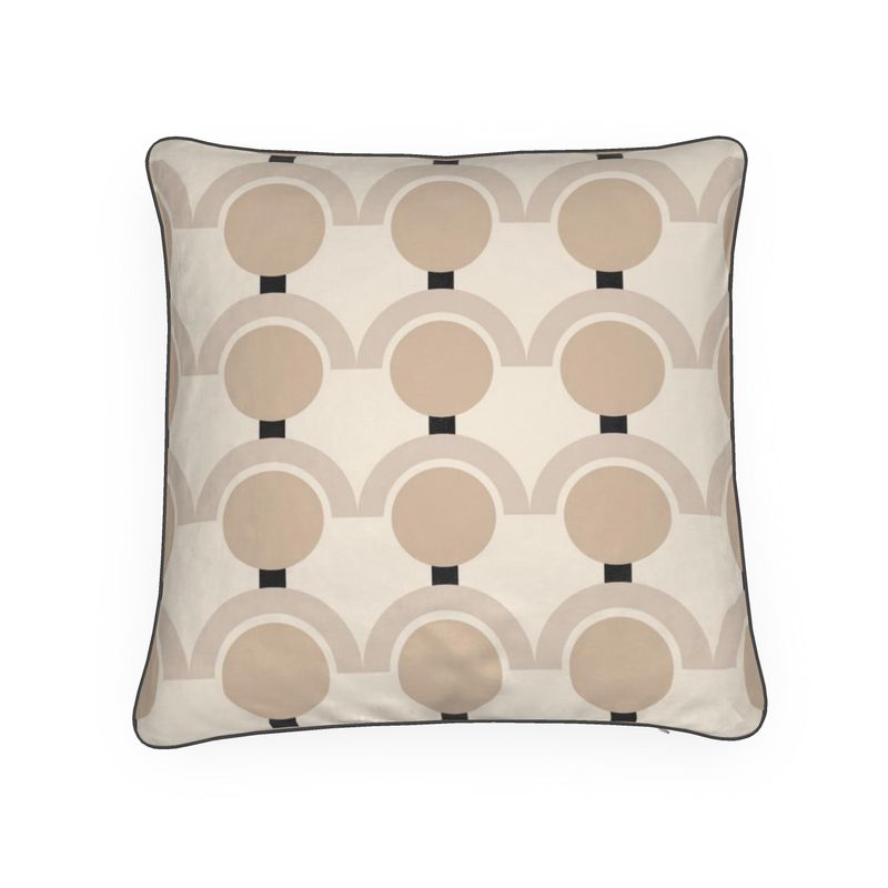 Arches & Dots Velvet Cushion