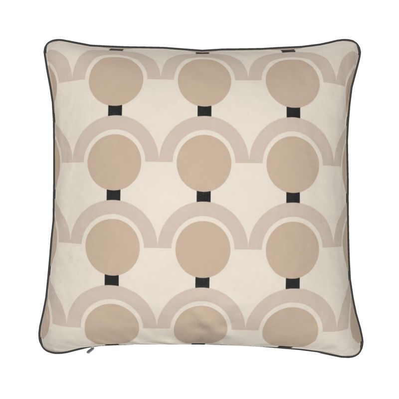 Arches & Dots Velvet Cushion
