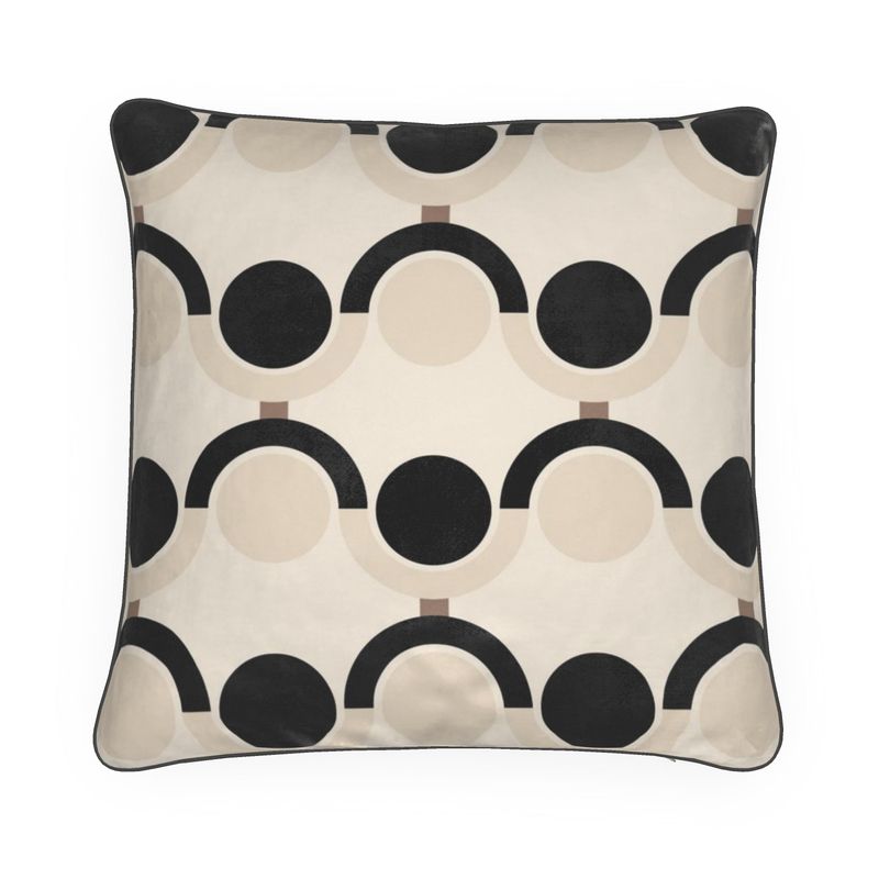 Arches & Dots Velvet Cushion
