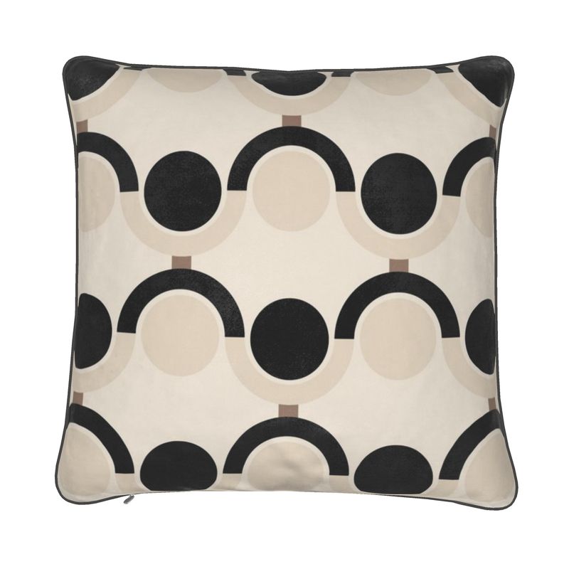 Arches & Dots Velvet Cushion