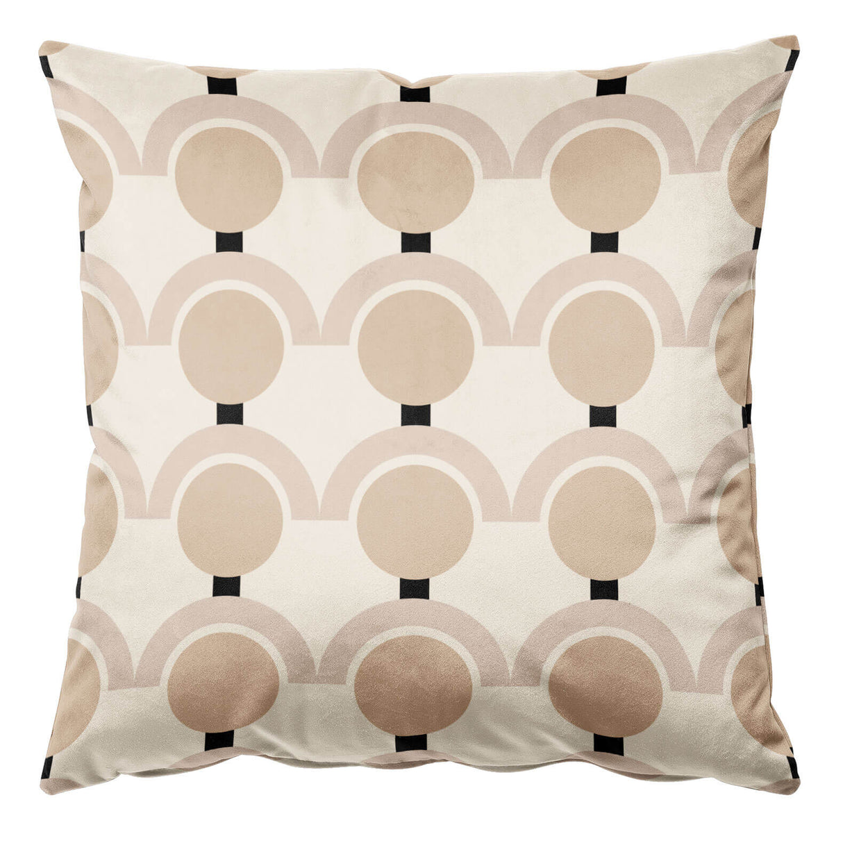 Arches & Dots Velvet Cushion