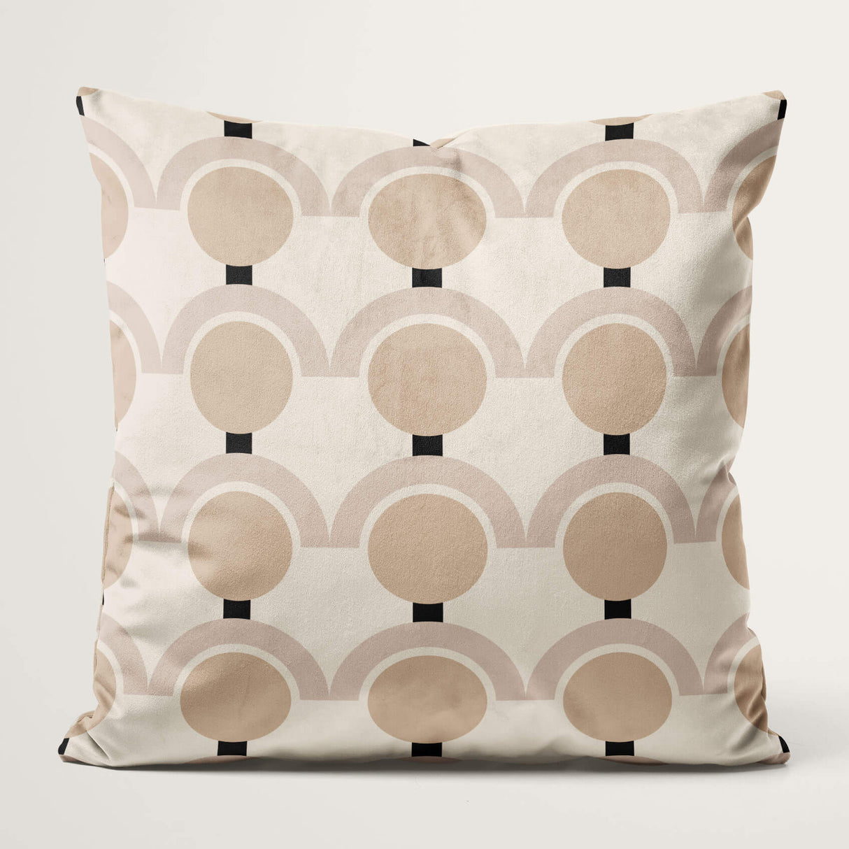 Arches & Dots Velvet Cushion