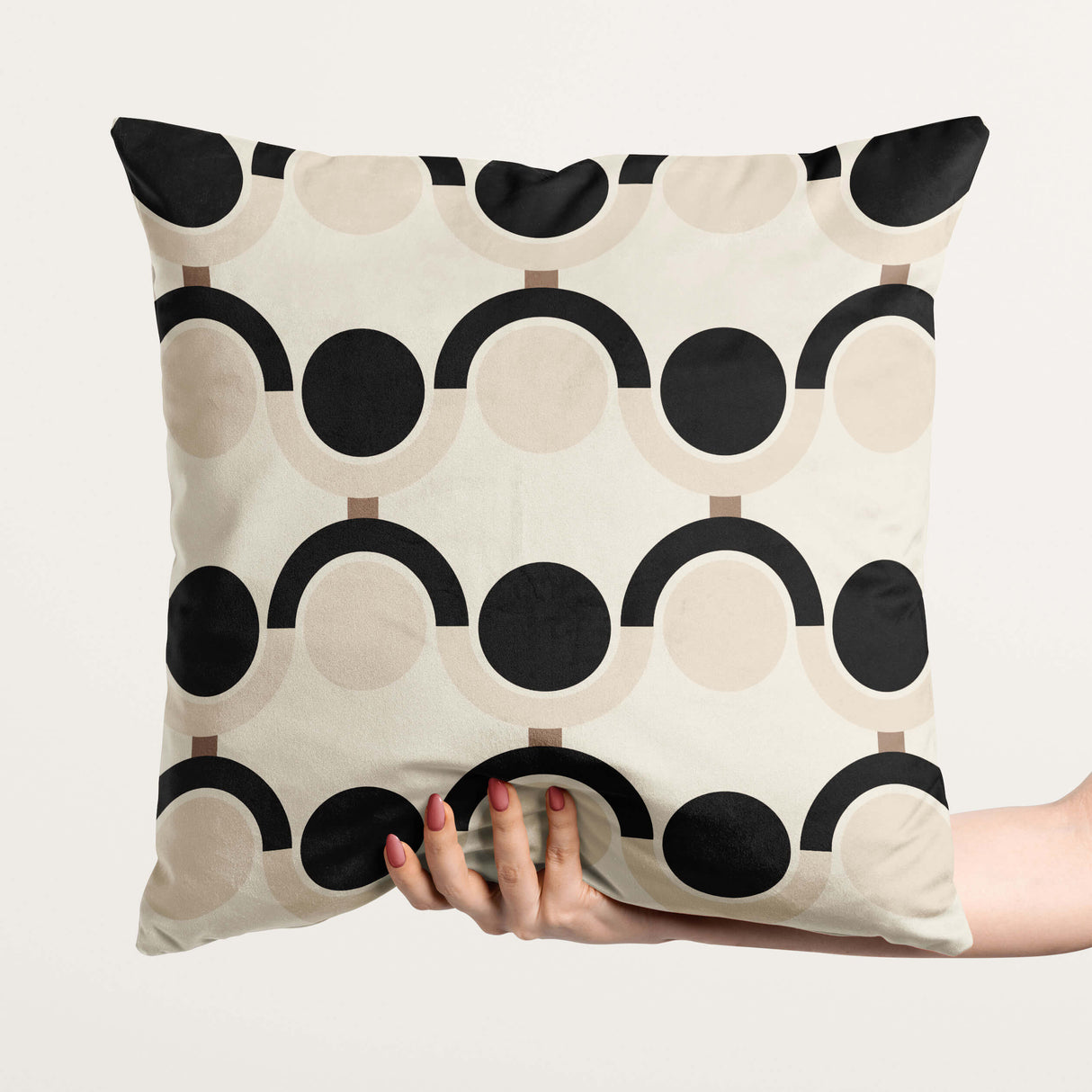 Arches & Dots Velvet Cushion