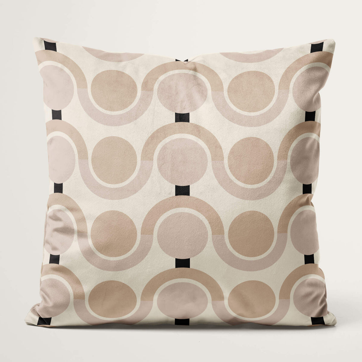 Arches & Dots Velvet Cushion