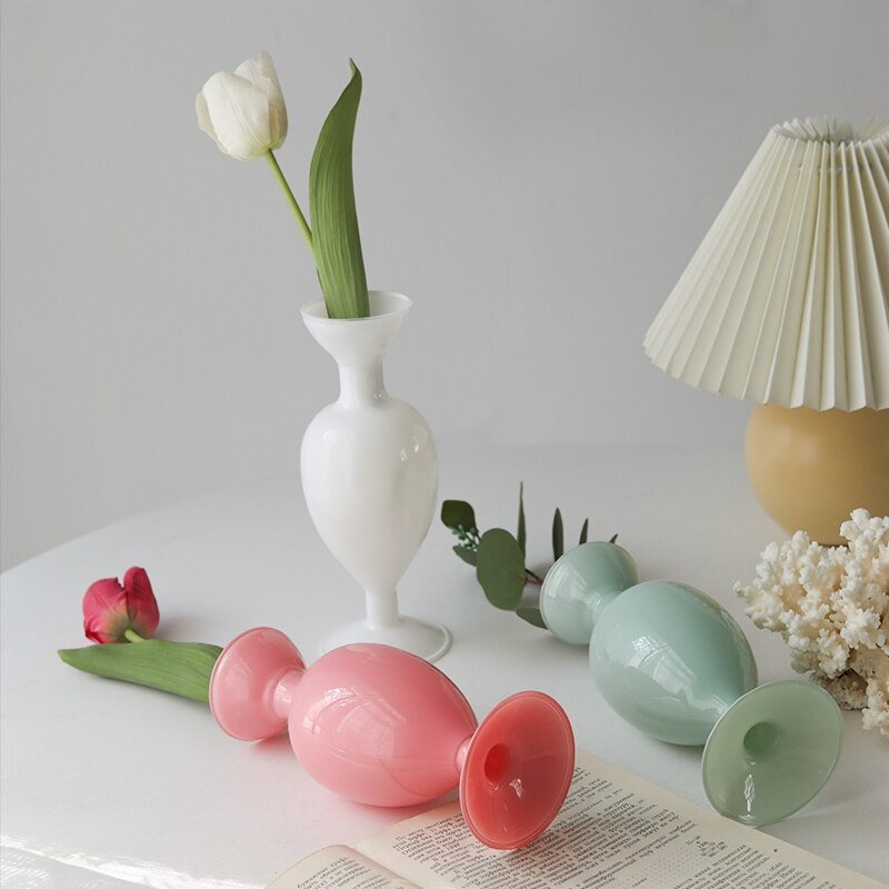 Vintage Style Glass Vase