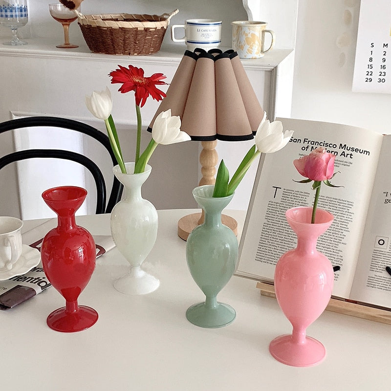 Vintage Style Glass Vase