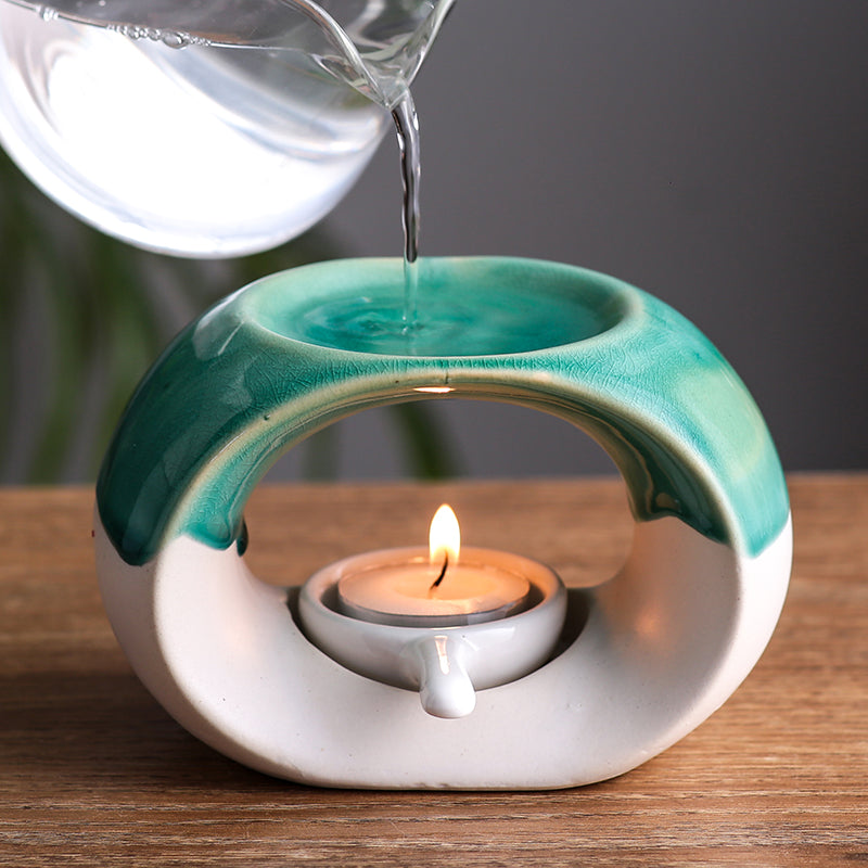Blue Moon Bay Ice Crack Aroma Burner Set