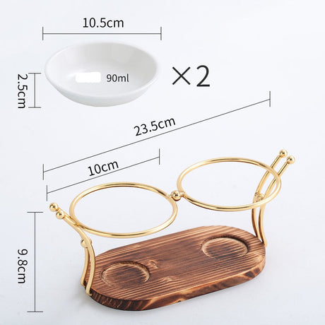 Creative Indoor Double Arc Ball Aroma Burner, Candle & Essential Oil Lamp