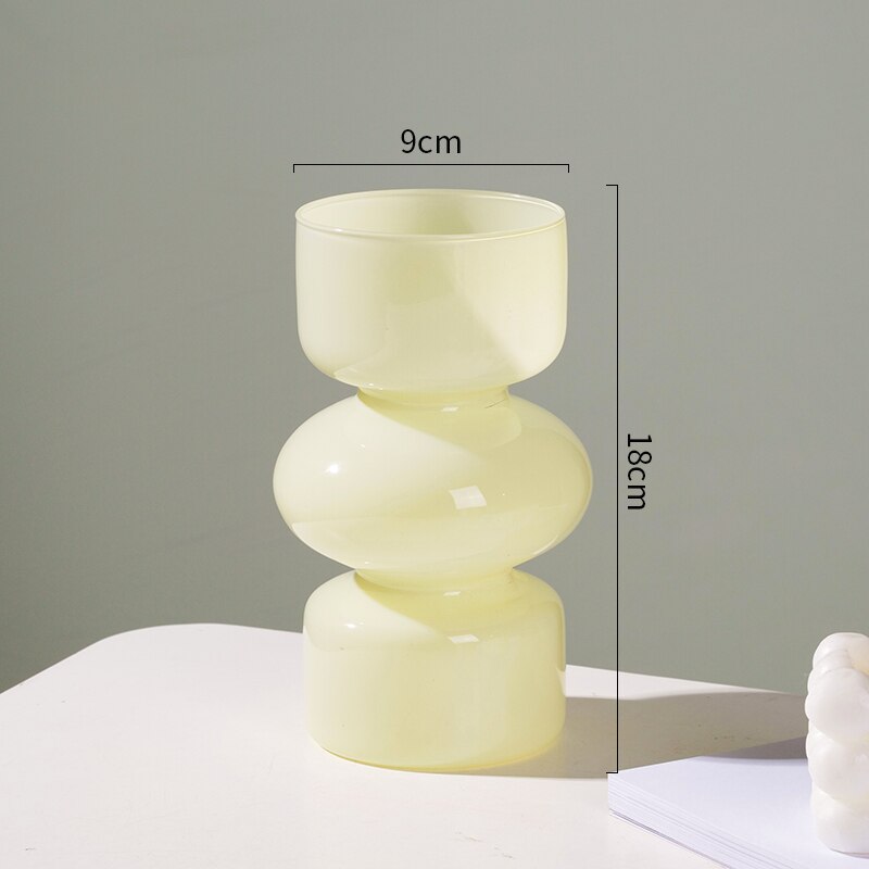 Glass Tier Vase - Multicolour