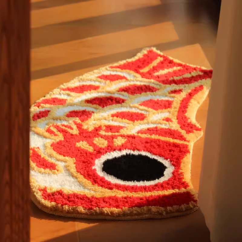 Golden Fish Bath Mat