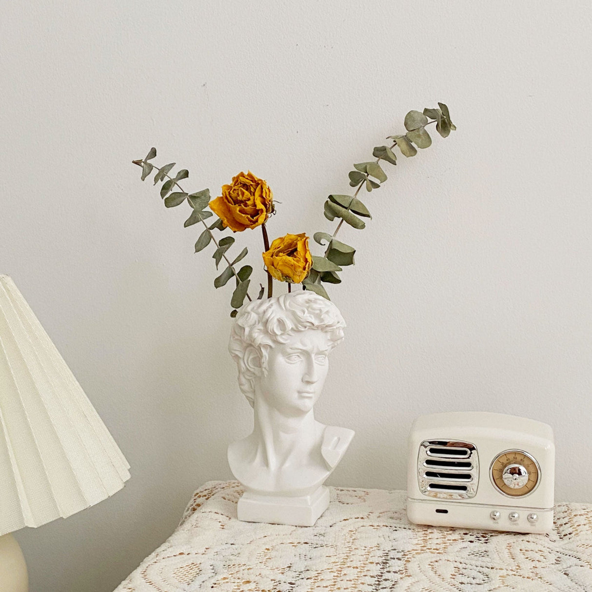 Greek Portrait Sculpture Vase