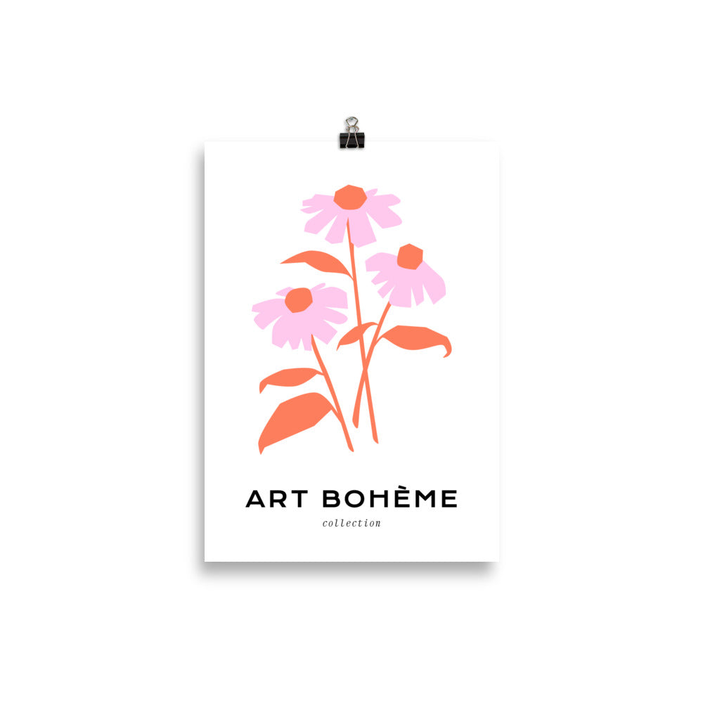 Art Boheme - A Bunch of pink flowers