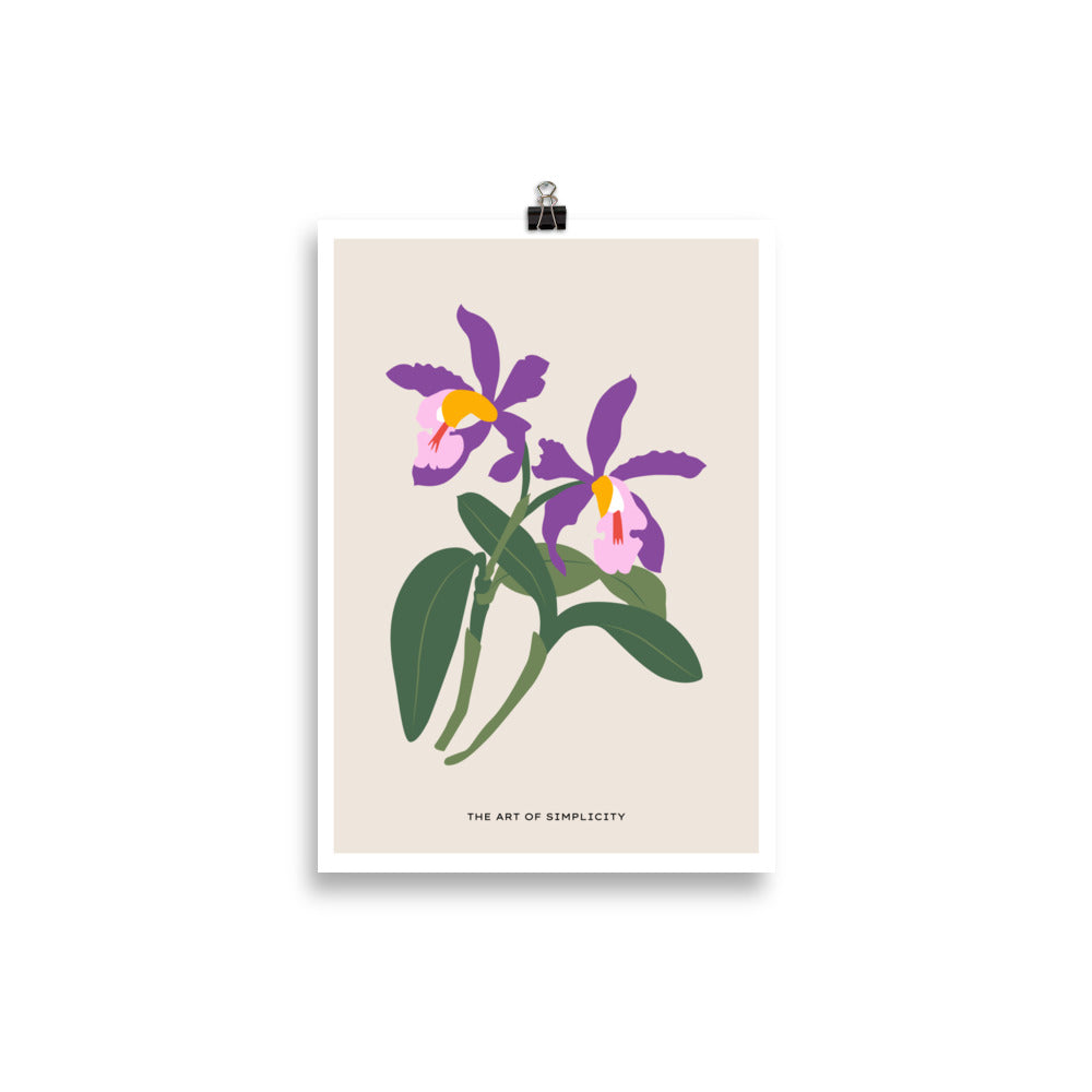 Art of Simplicity - Purple Flower