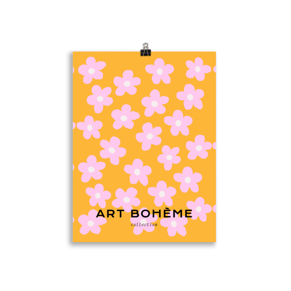 Art Boheme-Pink Bloom Garden