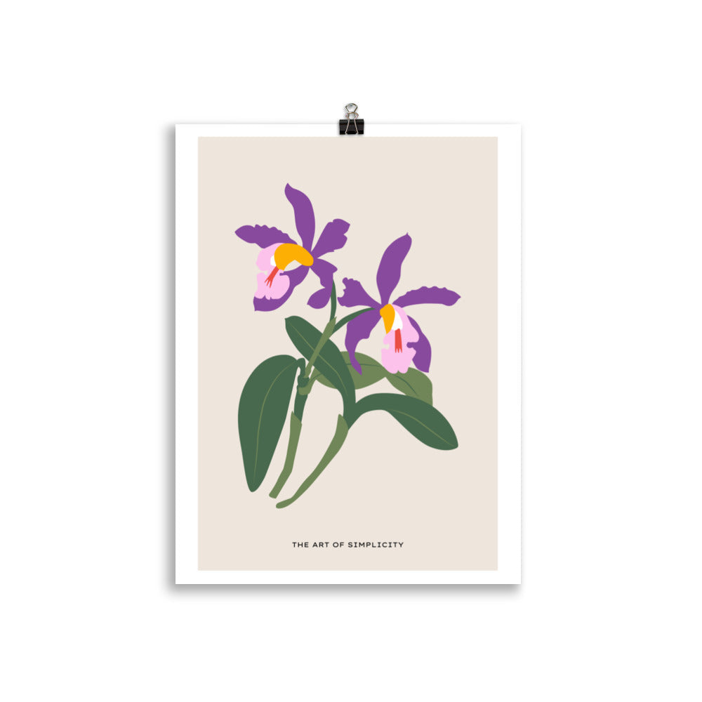 Art of Simplicity - Purple Flower