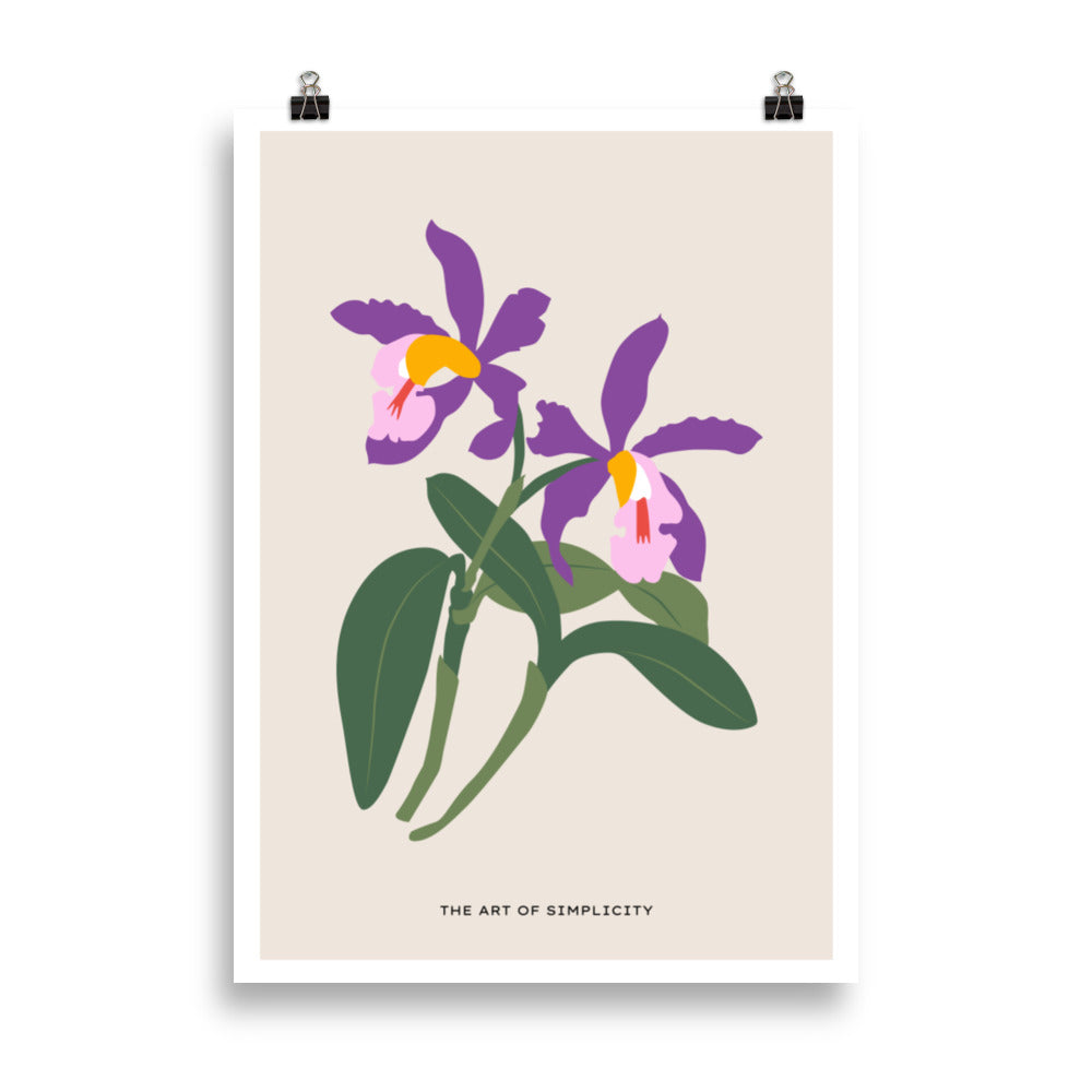 Art of Simplicity - Purple Flower