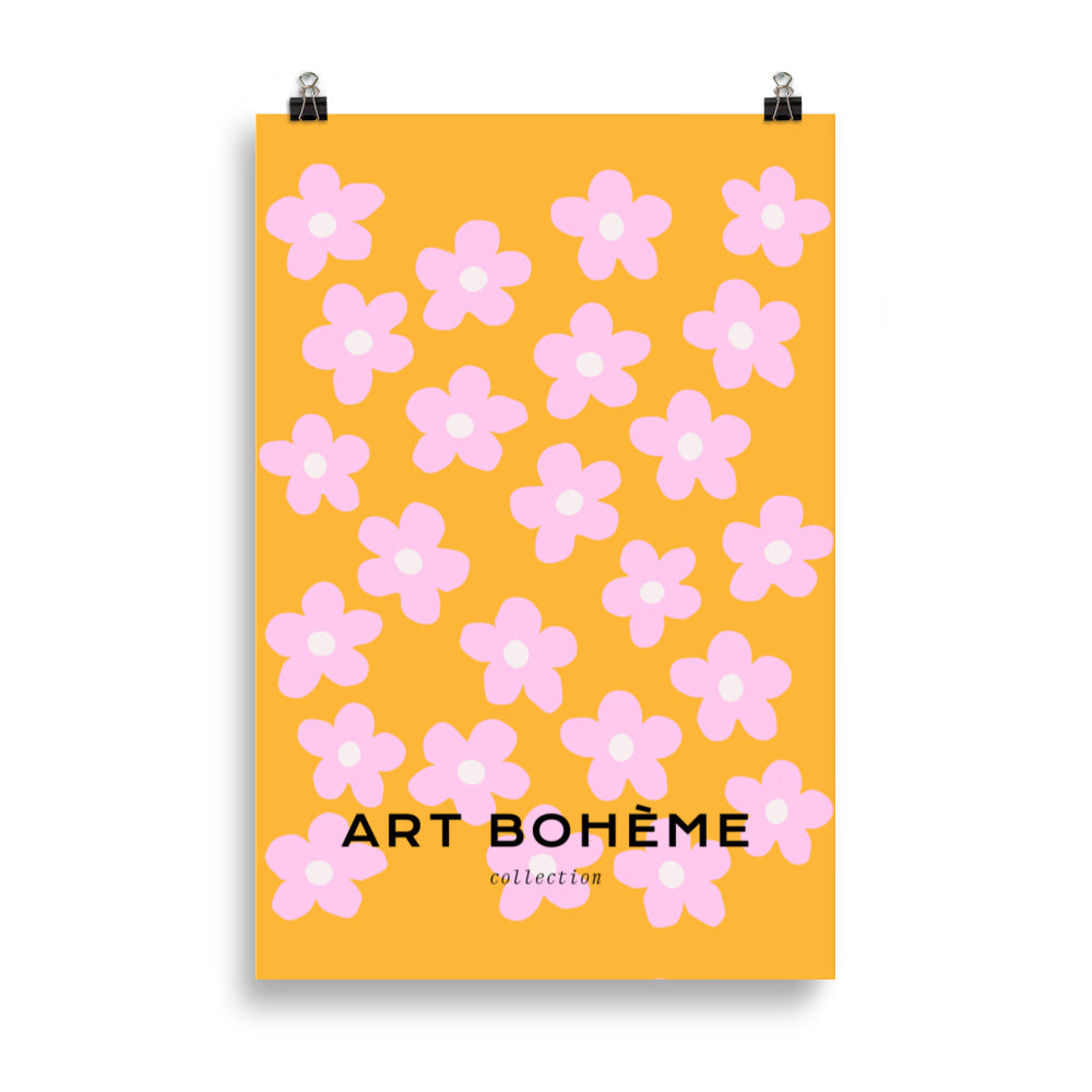 Art Boheme-Pink Bloom Garden