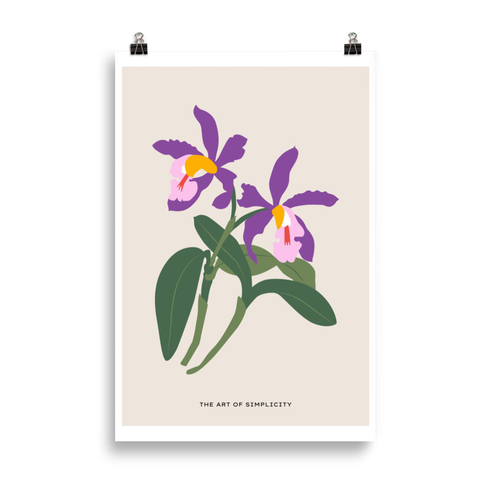 Art of Simplicity - Purple Flower