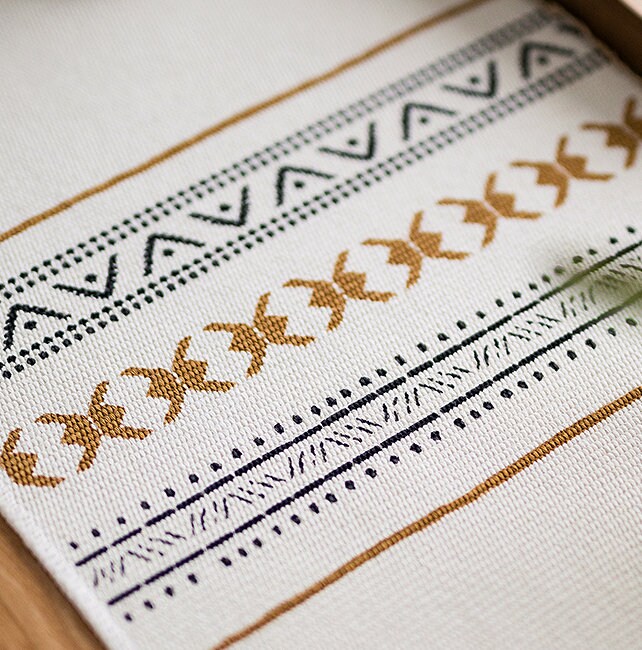 Cotton and linen Table Runners, Morocco Style table runners, Decorative Tassel table runners, Modern table setting.Housewarming gift.