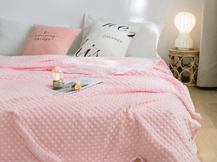 Large bubble Soft Throw Blankets Multiple Variants Warm Cozy Super Soft Winter Flannel Fluffy Throw Home Bedspread, bubble fleece blankets