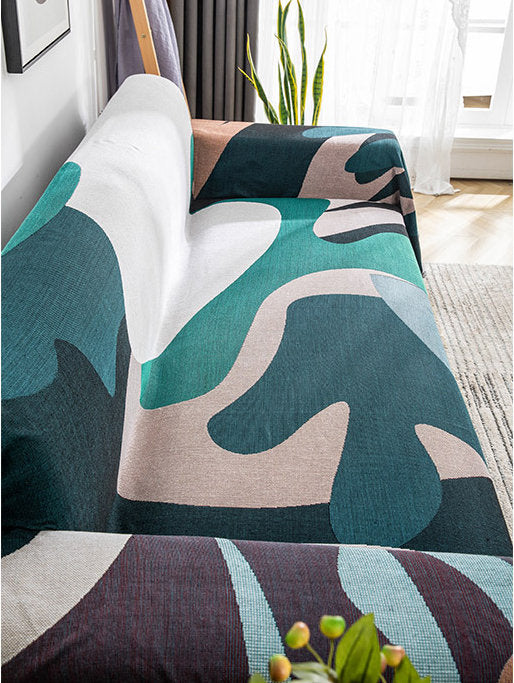 Nordic Blanket Throw, Wall Art Blanket, Tapestry Blanket, Couch Throw, Cozy Blanket,large size, Gift for Her, Birthday Gift, Decor