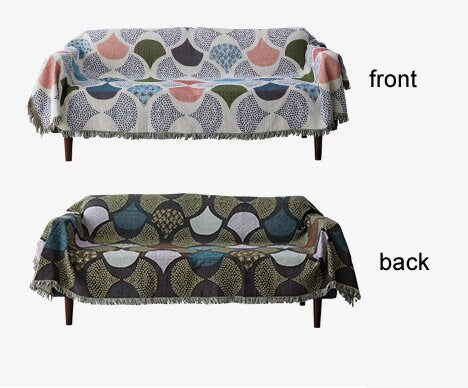 Abstract ginkgo leaf sofa blanket, Cozy Nap Throw Blanket, Beach blanket,Double-Sided Use Blanket,Sofa Tapestry Throw,Housewarming gift.