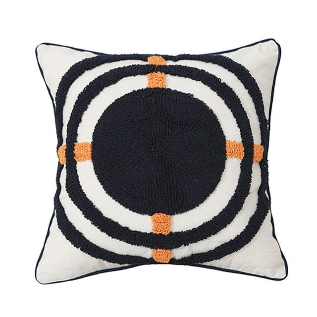 Cold tones man home decor Cotton linen tufted cushion covers, cotton tufted pillowcases, decorative,Holiday gifts ,housewarming gifts.