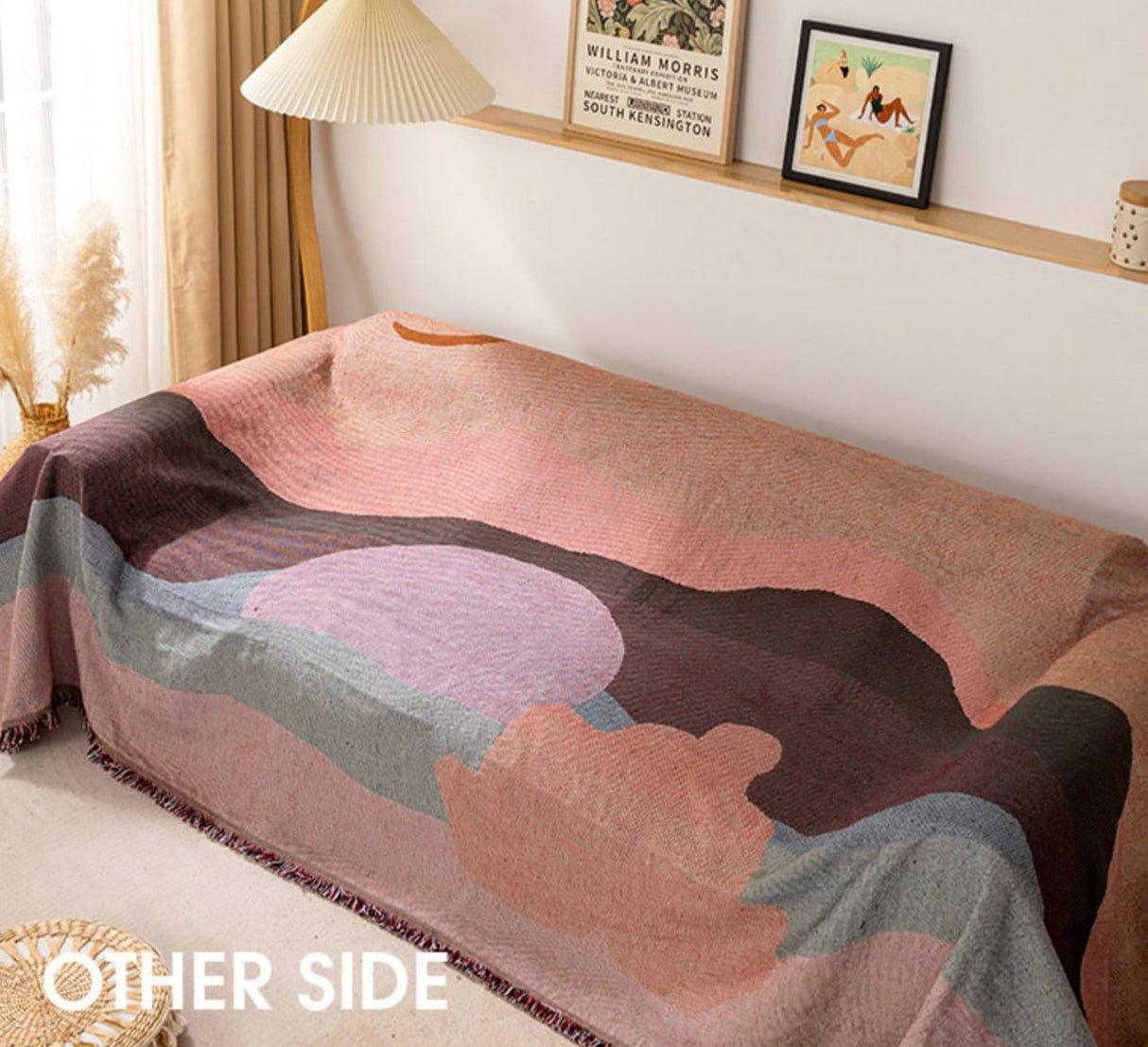 Abstract Art Wall Art Blanket, Tapestry Blanket, Couch Throw, Summer Blanket, Cozy Blanket, Gift for Her, Birthday Gift, Decor