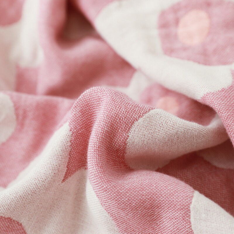 Soft 5 Layers Cotton Throw Bed Cover 100% cotton Muslin Woven Sofa Throw Home Decor,Double-sided Bed Throw Blanket,Housewarming gift.