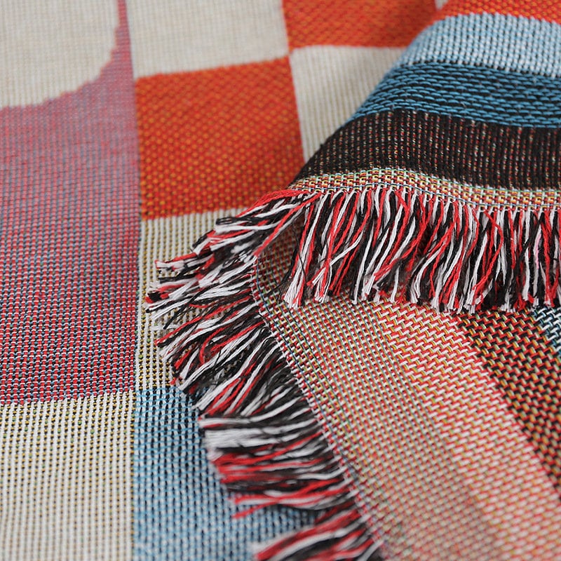 Sun Flower Smiley Face Throw,Wall Art Blanket,Tapestry Blanket, Couch Throw, Cozy Blanket,large size, Gift for Her, Birthday Gift, Decor