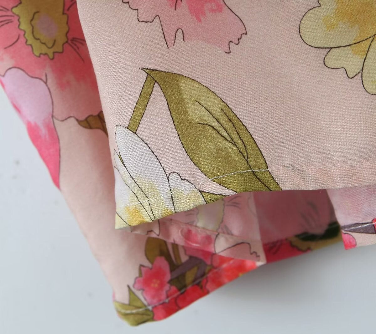 Cotton Kimono Vintage Cotton Peacock Flowers Print Kimono Sashes Women V Neck Batwing Sleeves Robe Kimono,Gift For Her