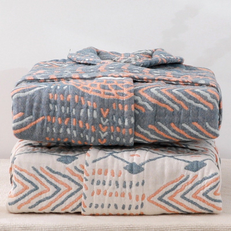 Bohemia Cotton robe,Kimono Nightwear Couple Robe,The Texture of Gauze,Bathrobe for birthday gift & anniversary gift,Housewarming gift