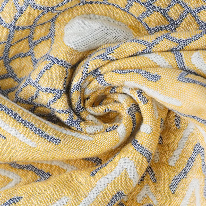 Bohemia Cotton Blanket Throw,Cotton Blanket Double-sided Woven Home Decor Bedding,Cozy Nap Throw Blanket,Housewarming gift.
