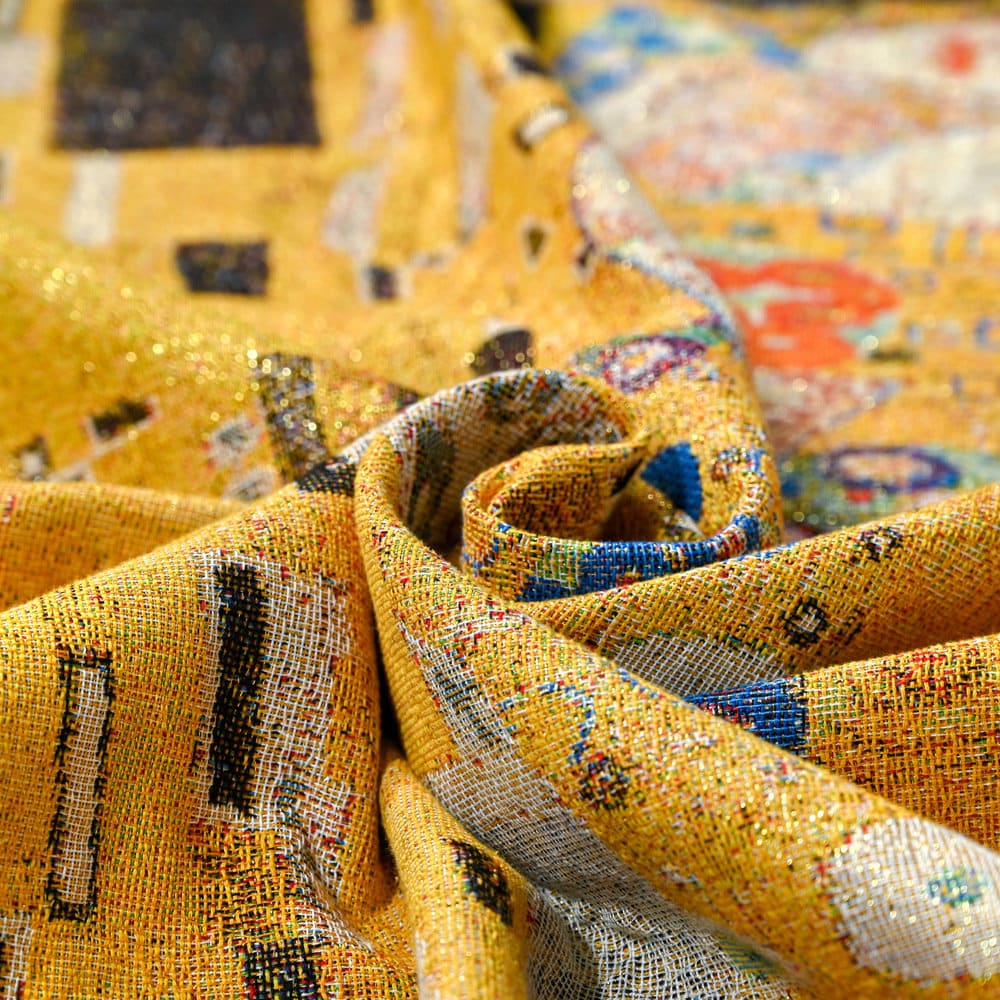 The Kiss Gustav Klimt Throw Blanket, jacquard blanket, Woven Large Size Throw, Sofa Blanket, Picnic blanket,Beach blanke,Housewarming gift.
