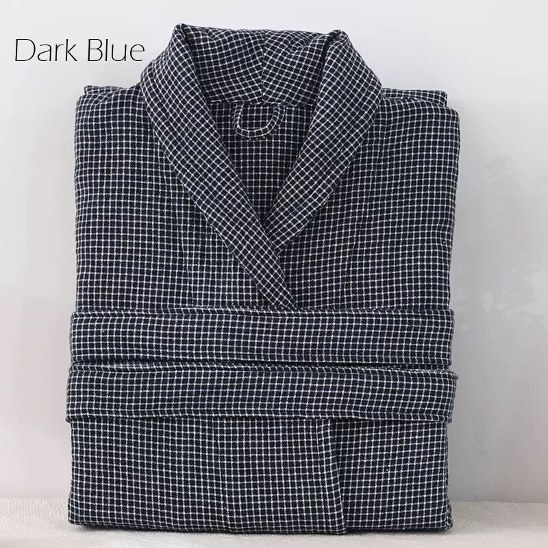 Cotton robe,Cotton kimono nightwear couple robe, Bathrobe for birthday gift & Anniversary gift,Housewarming gift.