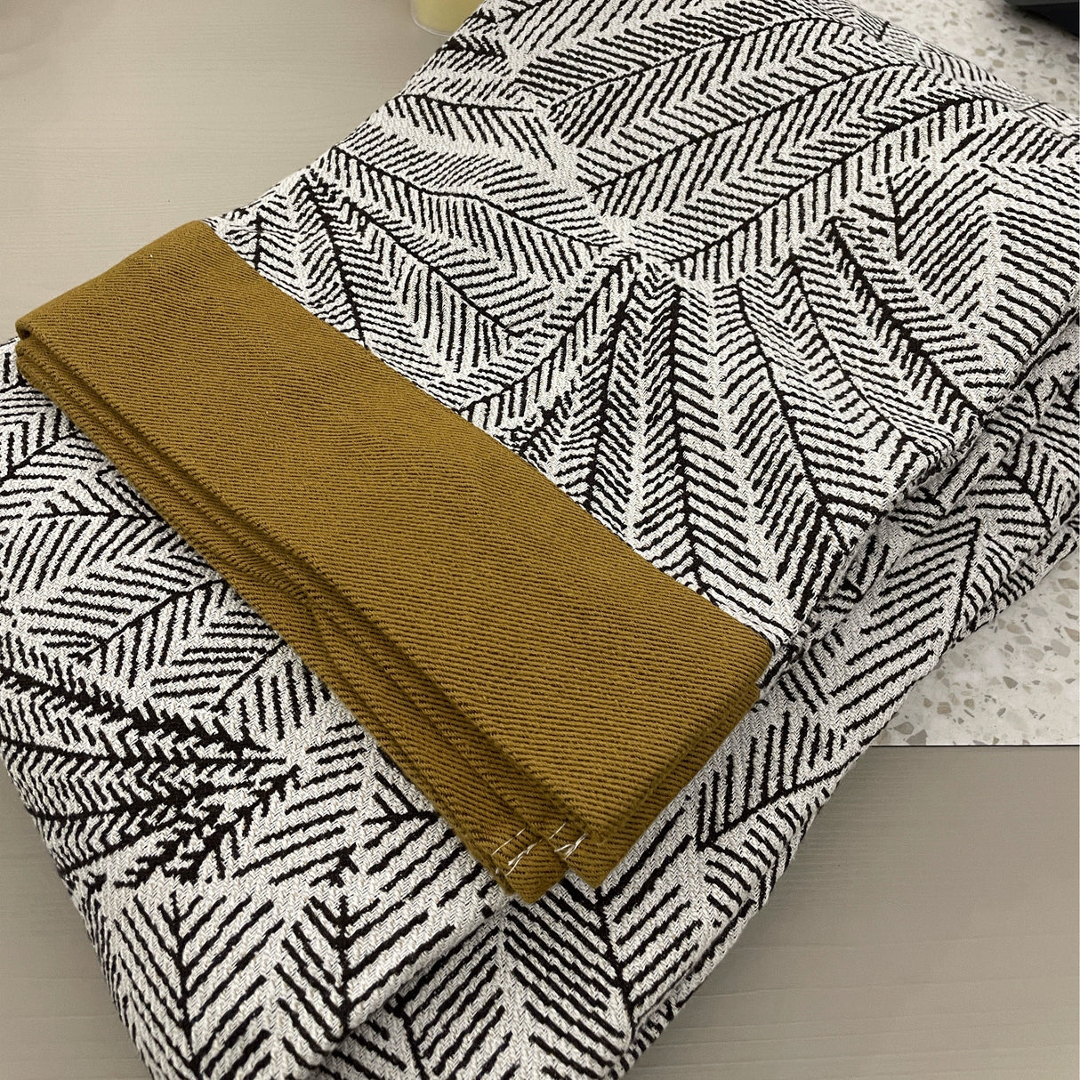 Long staple Cotton Throw Bed Cover 100% cotton Muslin Sofa Throw Decor, Double-sided Bed Throw Blanket, 230x250cm / 90x98"Housewarming gift.