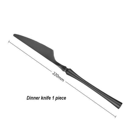 Antique Matte Black Cutlery