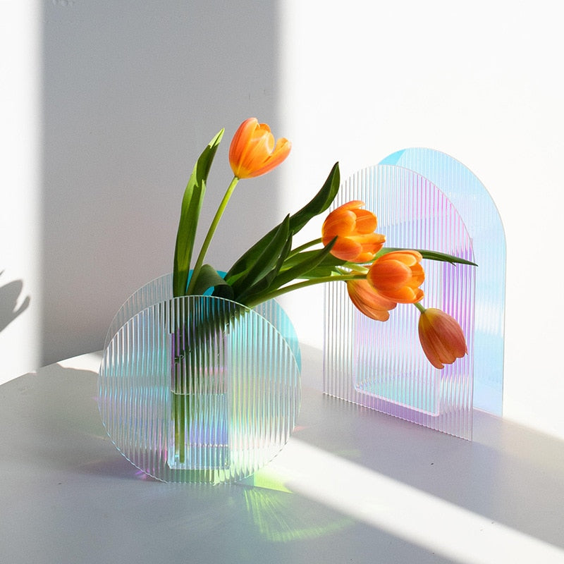Prism Acrylic Vases