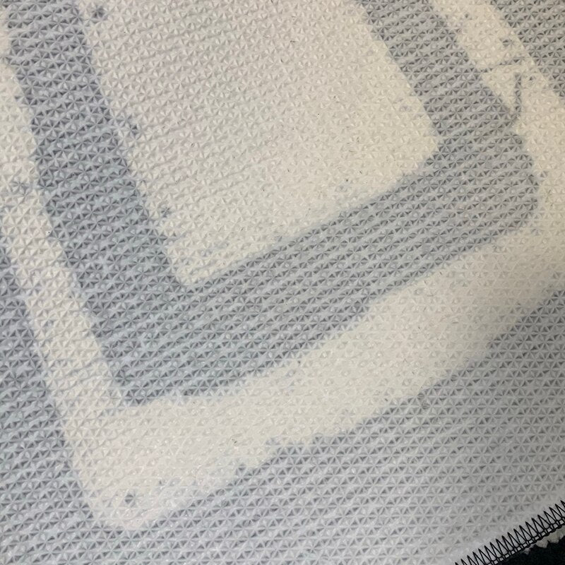 Abstract Oval & Square Line Rug