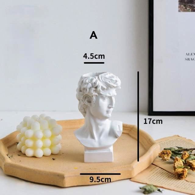 Greek Portrait Sculpture Vase
