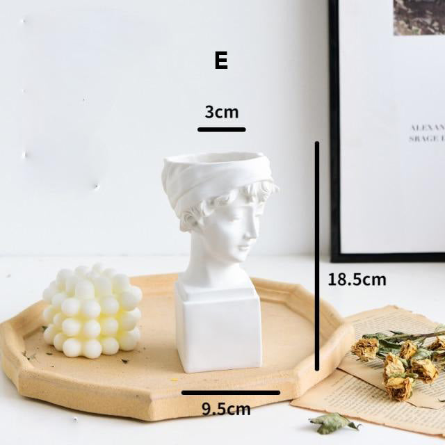 Greek Portrait Sculpture Vase
