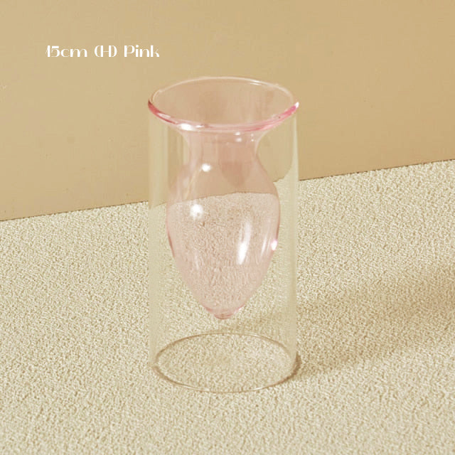 Colourful Bubbly Glass Vase