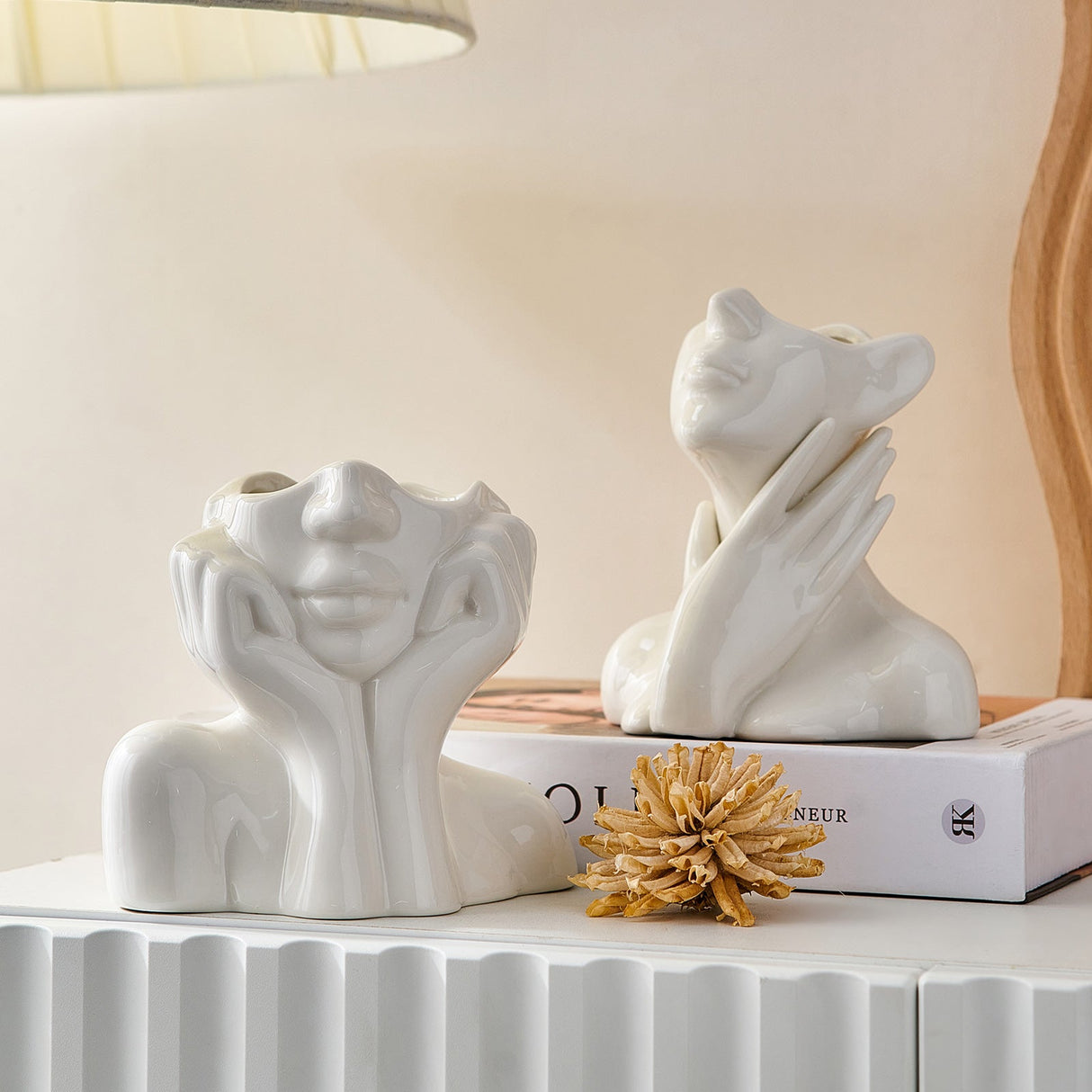 FACE FIGURE VASE