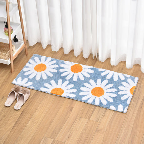 Feblilac Cute Daisy Bath Mat