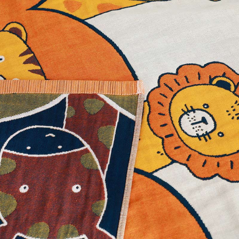 Animal Party Cotton Comfy Bath Towel