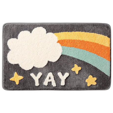 Rainbow & Sky Bath Mat